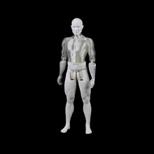 maschio articolato figura stampa supporto gratuito giochi giocattoli giocattolo supportfree printinplace articulatedproject 3d print model - Mito3D