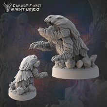 pre-supported bulette rpg miniature tabletop desert dragons dungeons miniatures monster war rock d&d dnd presupported bulete suported 3d print model - Mito3D