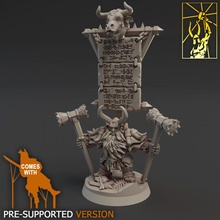 beshazzar law keeper tabletop fantasy miniatures dwarf forge chaos titan d&d sons kashan vra 3d print model - Mito3D
