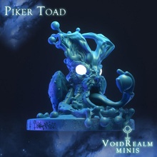 piker toad tabletop monster miniature dnd pathfinder bizarre ttrpg 5e 3d print model - Mito3D