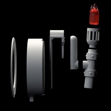 wall torch kit 28mm scale tealight mod pre supported building clip dragons fantasy led terrain warhammer tabletop dungeon dnd sconce artisan guild titanforge 3d print model - Mito3D