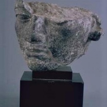 egyptian sculpture head man museum culturalheritage ireland ancientegypt huntmuseum limerick3d 3d print model - Mito3D