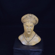 bust singing woman sculpture museum culturalheritage ireland ivory huntmuseum limerick3d 3d print model - Mito3D