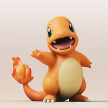 charmander pokemon 3d print model - Mito3D