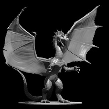 green dragon updated tabletop 3d print model - Mito3D