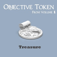 objective token treasure tabletop warhammer money resin d&d coins 28mm scenery 30mm sigmar aos warcry 3d print model - Mito3D