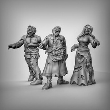 zombies tabletop fantasy rpg undead zombie dungeonsanddragons dnd pathfinder npc 3d print model - Mito3D