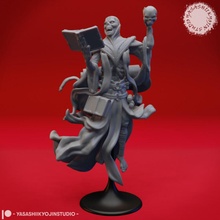 lich masaüstü minyatür yaratık canavar rpg ölümsüz rol yapma oyunu d dnd yol bulucu büyücü kasvetli aos ttrpg 3d print model - Mito3D