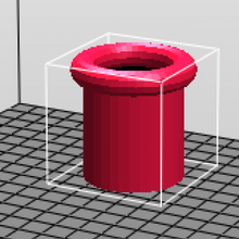 penpot florero jardín 3d print model - Mito3D