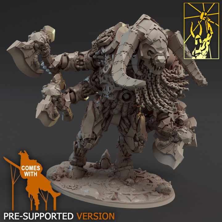 infernal golem Kashan vra mesa 3D print model - Mito3D