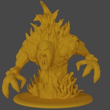 elemental pyros tabletop demon hercules titan 3d print model - Mito3D