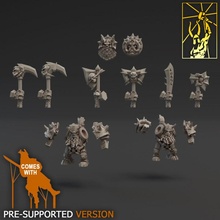 fils Kashan vra robots mort table miniatures forger Titan Deathobts 3d print model - Mito3D