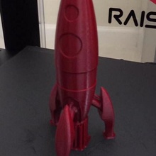 sk glatt Rakete Schiff 3d print model - Mito3D