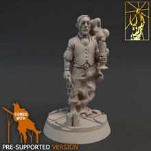 Townfolks fantôme Masculin table miniatures forger Titan villageois 3d print model - Mito3D