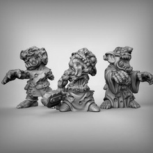 zombie goblins tabletop fantasy goblin undead warhammer dungeonsanddragons dnd pathfinder ageofsigmar aos zombiegoblins 3d print model - Mito3D