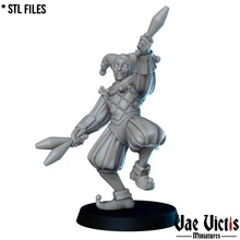 jester tabletop clown fantasy king rpg circus dnd court 3d print model - Mito3D