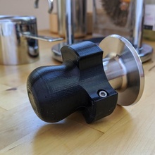 levelling upgrade cafelat robot tamper handle espresso 3d print model - Mito3D