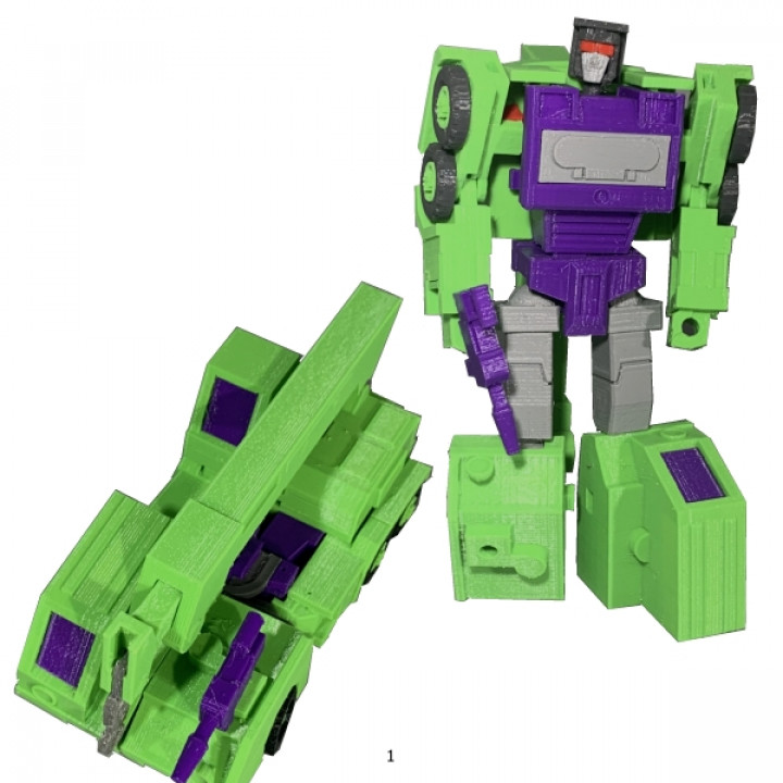 g1 Haken transformierbar Karikatur Zahl Roboter Transformer 1980 verheerend 3D print model - Mito3D