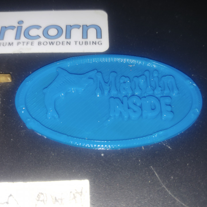 Marlin Symbol 3D print model - Mito3D