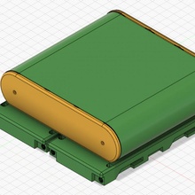 neewer nl660 18650 batteria adattatore luce 3d print model - Mito3D