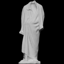 Balzacs Dressing Kleid Scan Skulptur Frankreich Rodin 3dprintable 3d print model - Mito3D