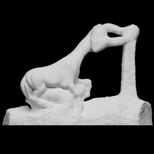 centaure analyse sculpture marbre France Rodin 3dprintable 3d print model - Mito3D