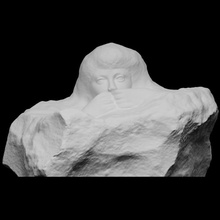 convalescente Varredura mãos mulher mármore França Rodin 3dprintable 3d print model - Mito3D