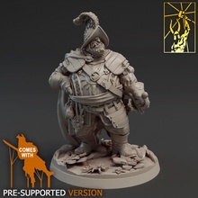 ogro conquistador capitán mesa fantasía pirata fragua titán isla sangre 3d print model - Mito3D