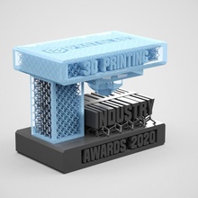 3d printing industry awards 2020 contest trophy sla 3dprinting challenge craftbot 3dpiawards protolabs mjf 3dpia 3dprintindustry craftbot3d 3d print model - Mito3D