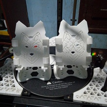 estante soporte célula lobo 3d print model - Mito3D