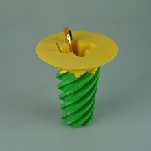 screwy vaso jardim decoração parafuso phillips cabeça 3d print model - Mito3D