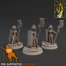 amazone serpent garde table fantaisie miniatures forger Titan 3d print model - Mito3D