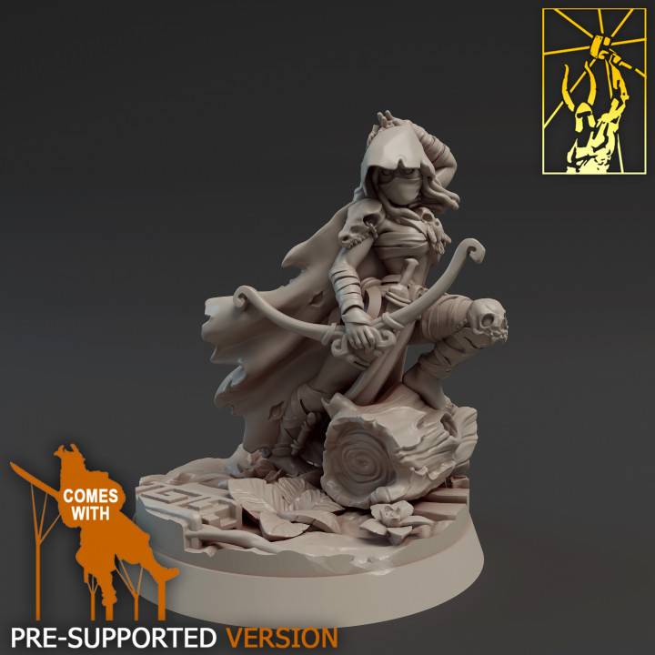 amazon headhunters tabletop aztec fantasy miniatures forge titan headhunter 3D print model - Mito3D