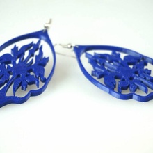 élégantes boucles d'oreilles bijoux élégant 3d print model - Mito3D