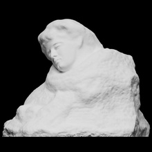 senhora Sackville Varredura fracasso fêmea figura escultura mármore França Rodin 3dprintable 3d print model - Mito3D