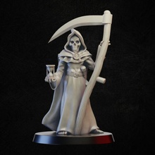 angel death tabletop grim skeleton undead miniature reaper 3d print model - Mito3D