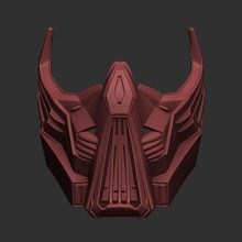 sith maschera oggetti scena cosplay Halloween Guerre stellari lato oscuro forza indossabile scadenza zronina 3d print model - Mito3D