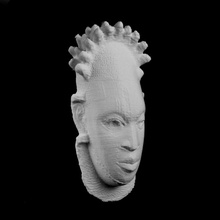african mask british museum london scan 3d print model - Mito3D