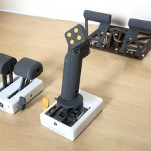 uçuş sim oyun kolu arduino salon sensörler 3d print model - Mito3D
