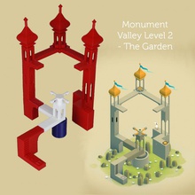 monument valley levels - chapter ii garden toys & games iphone android app videogame monumentvalley desktopmodel chapii 3d print model - Mito3D