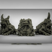 veba kurbağalar masaüstü 40k Warhammer Zindanlar Ejderhalar kurbağa kaos dnd yumurtlamak yol bulucu oyunları Kingsofwar Ageofsigmar aos köşe Nurgel vebatoads 3d print model - Mito3D