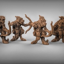 coboldo arcieri tavolo arciere arco Dungeons and Dragons dnd esploratore Coboldarchi 3d print model - Mito3D
