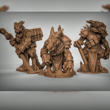 coboldo cacciatori tavolo fantasia rpg Dungeons and Dragons dnd giochi trapper patherfinder 3d print model - Mito3D