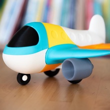 puzzle avion boutique enfants éducatif jouet magnétique aimants gamins 3d 3d print model - Mito3D