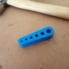 simple drill guide jig tool alignment 3d print model - Mito3D