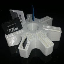 support carte sd & micro education 3d print model - Mito3D