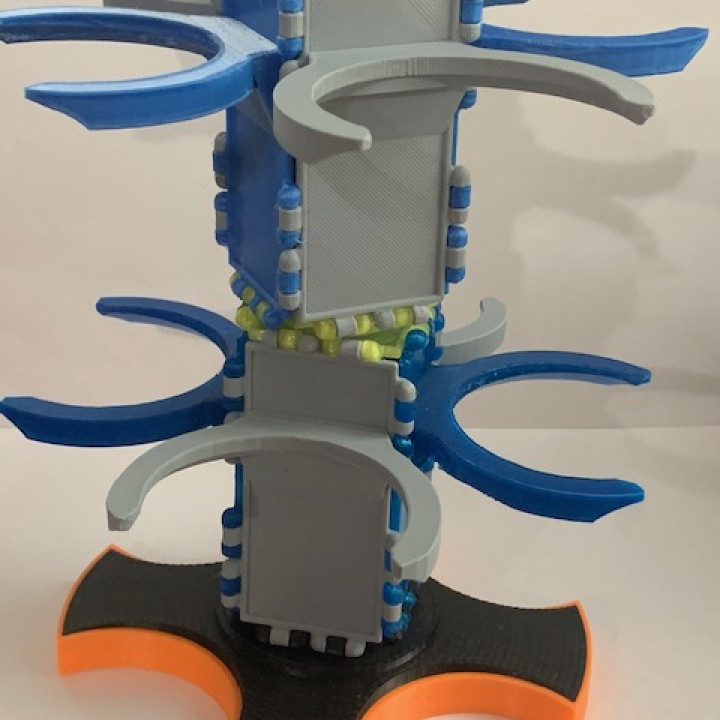 filage oui yaourt pot titulaire soutien organisateur polypanel 3D print model - Mito3D