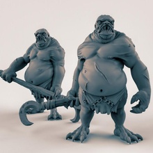 marsh giants tabletop dungeons fantasy giant warhammer dungeonsanddragons dnd pathfinder tabletopgames ageofsigmar aos marshgiant 3d print model - Mito3D