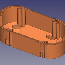 double cloison sèche boîte électrique référence 3d print model - Mito3D