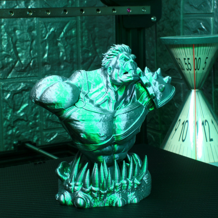 planet hulk bust support free remix hero marvel fanart iron mcu avenger markruffalo 3D print model - Mito3D